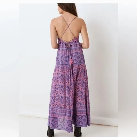 Spell And The Gypsy Journey purple maxi dress in Mulberry  Size Small - Picture 5 of 11